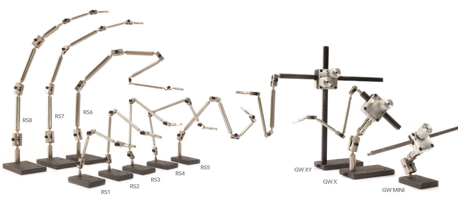 an image displaying several types of rigs